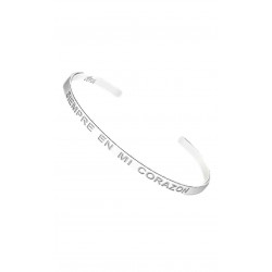 PULSERA LOTUS SILVER UNISEX SIEMPRE EN MI CORAZON