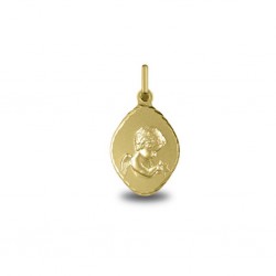MEDALLA ORO LEY ANGELITO CON ESTRELLA