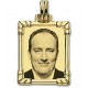 COLGANTE ORO LEY CHAPA FOTO RECTANGULAR 7-4
