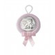 MEDALLON MUSICAL ANGEL RAFAEL ROSA 11 CM.